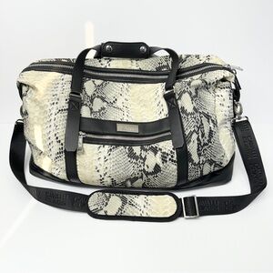 ROBERTO CAVALLI Python-Print Travel Duffel